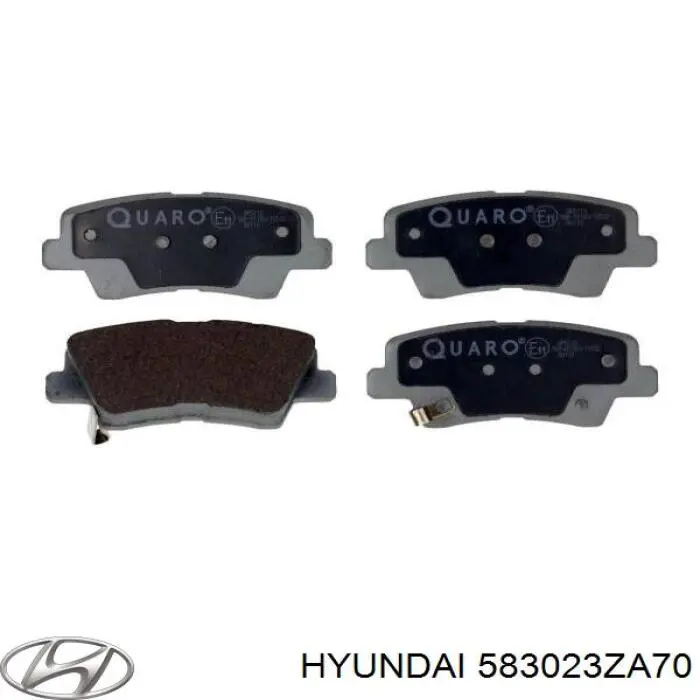 Pastillas traseras Hyundai/Kia 58302F6A50