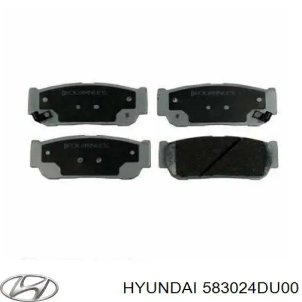 583024DU00 Hyundai/Kia pastillas de freno traseras