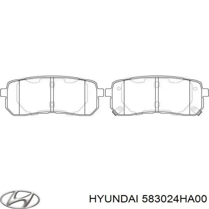 Pastillas traseras de freno Hyundai/Kia 583024HA00 precio, desde 19,14 EUR
