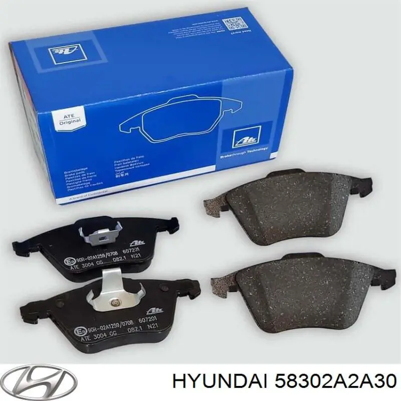 Pastillas de freno traseras 58302A2A30 Hyundai/Kia