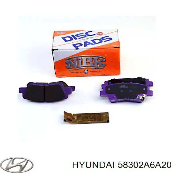 Comprar 58302A6A20 Hyundai/Kia Pastillas de freno traseras