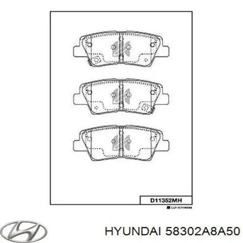 Pastillas traseras Hyundai/Kia 58302A8A50