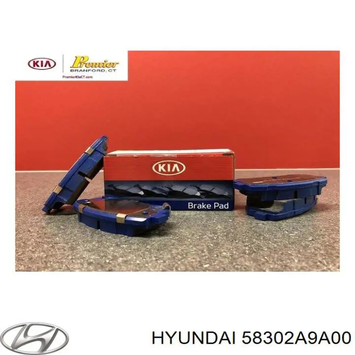 58302A9A00 Hyundai/Kia pastillas de freno traseras