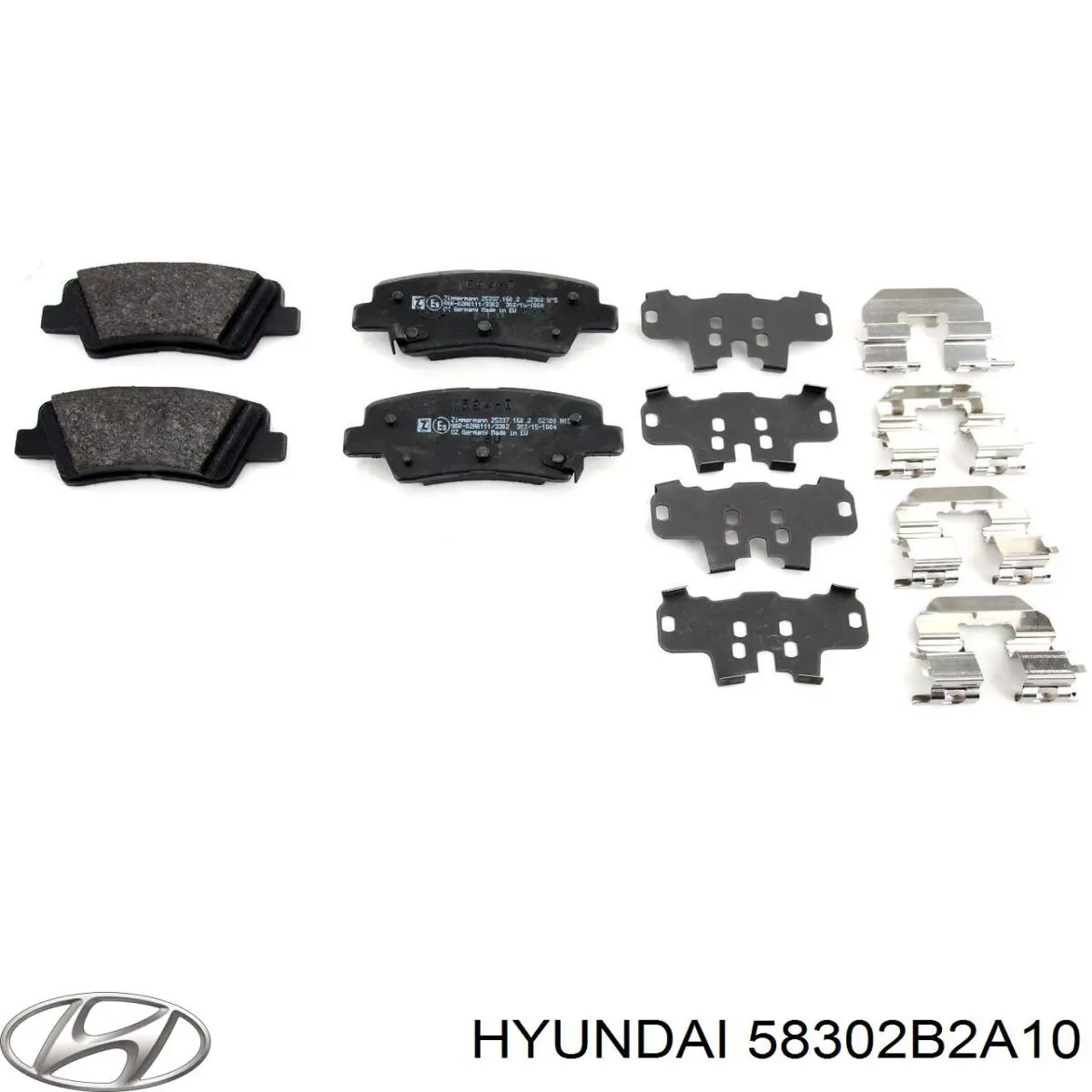 58302B2A10 Hyundai/Kia Pastillas freno traseras