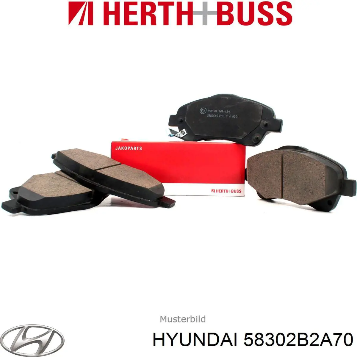 Comprar 58302B2A70 Hyundai/Kia Pastillas de freno traseras