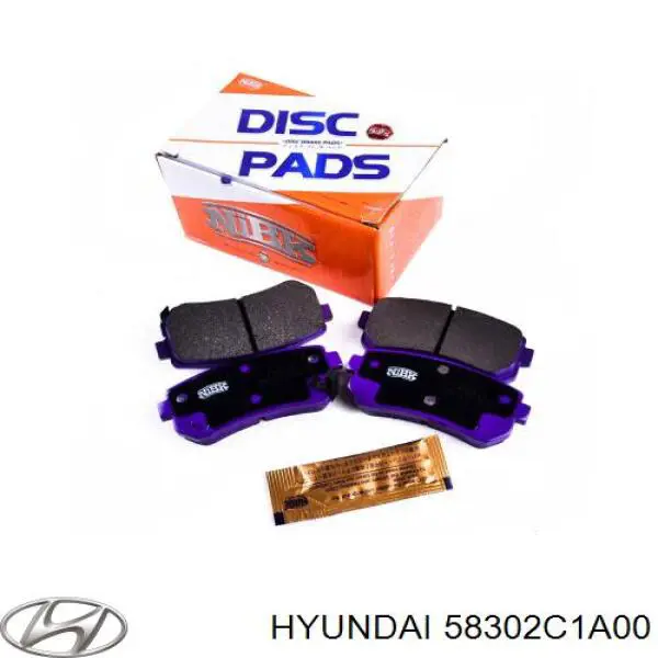 Comprar 58302C1A00 Hyundai/Kia Pastillas de freno traseras