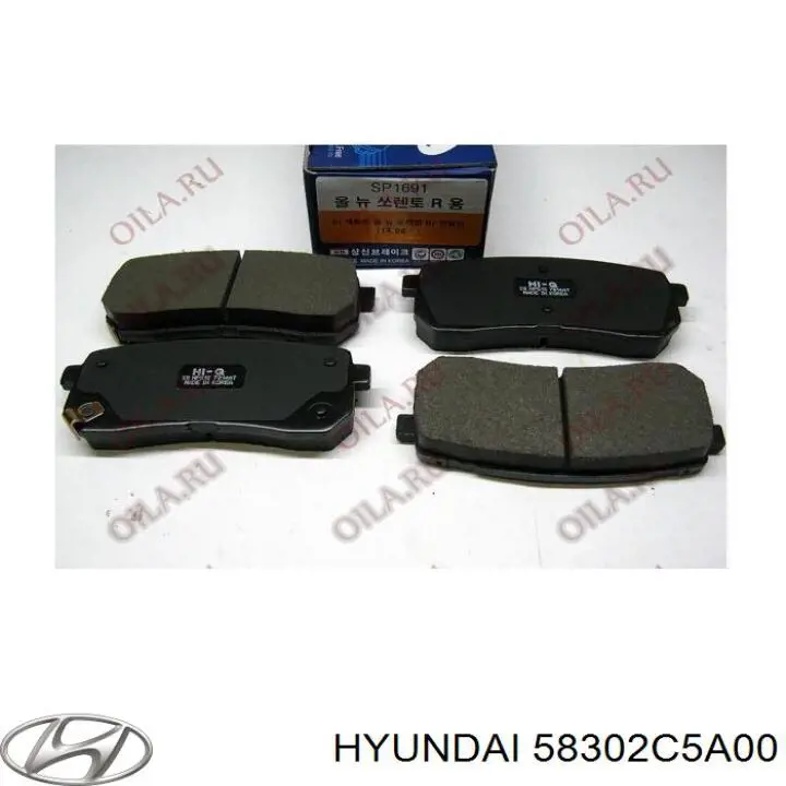 Pastillas de freno traseras SP1691 Hi-q