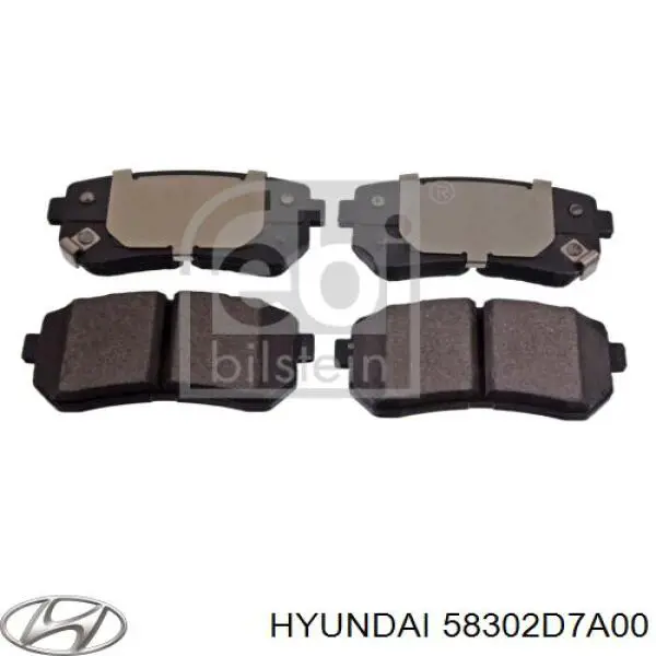 Comprar 58302D7A00 Hyundai/Kia Pastillas de freno traseras