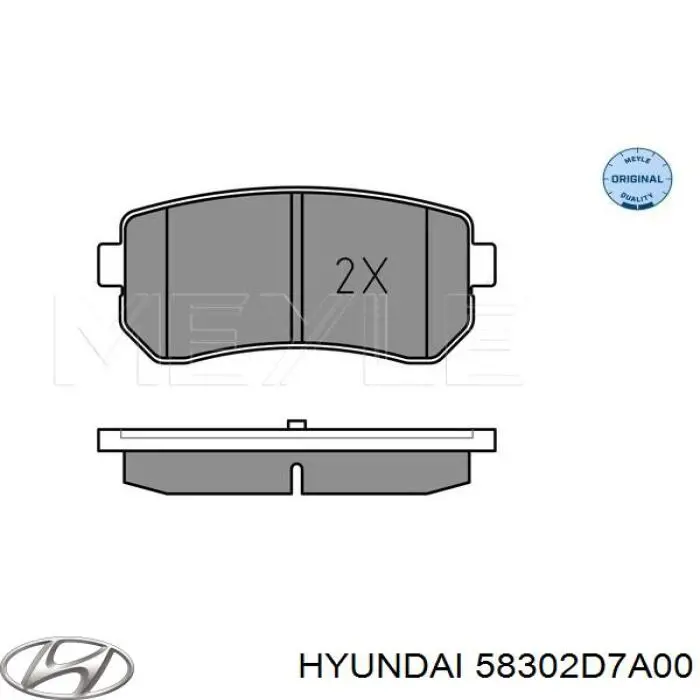 Pastillas traseras de freno Hyundai/Kia 58302D7A00 precio, desde 21,55 EUR