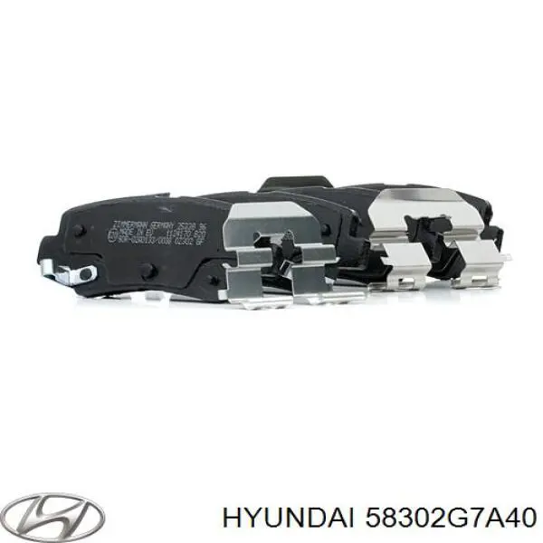 58302G7A40 Hyundai/Kia Pastillas freno traseras