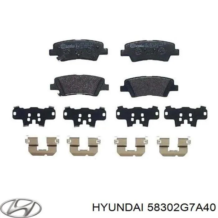 Pastillas traseras de freno Hyundai/Kia 58302G7A40 precio, desde 30,19 EUR