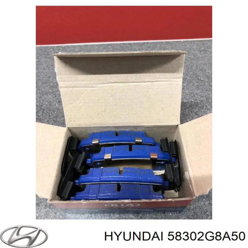 Comprar 58302G8A50 Hyundai/Kia Pastillas de freno traseras