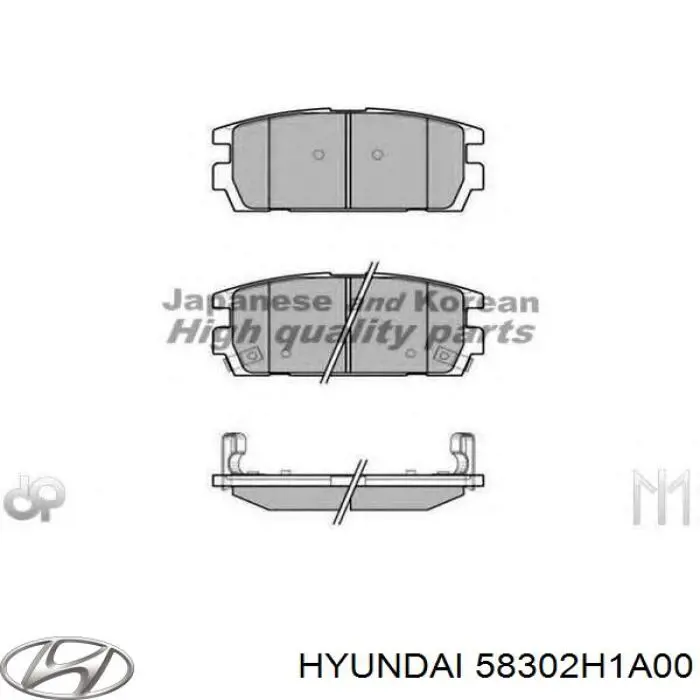 Pastillas traseras de freno Hyundai/Kia 58302H1A00 precio, desde 27,98 EUR
