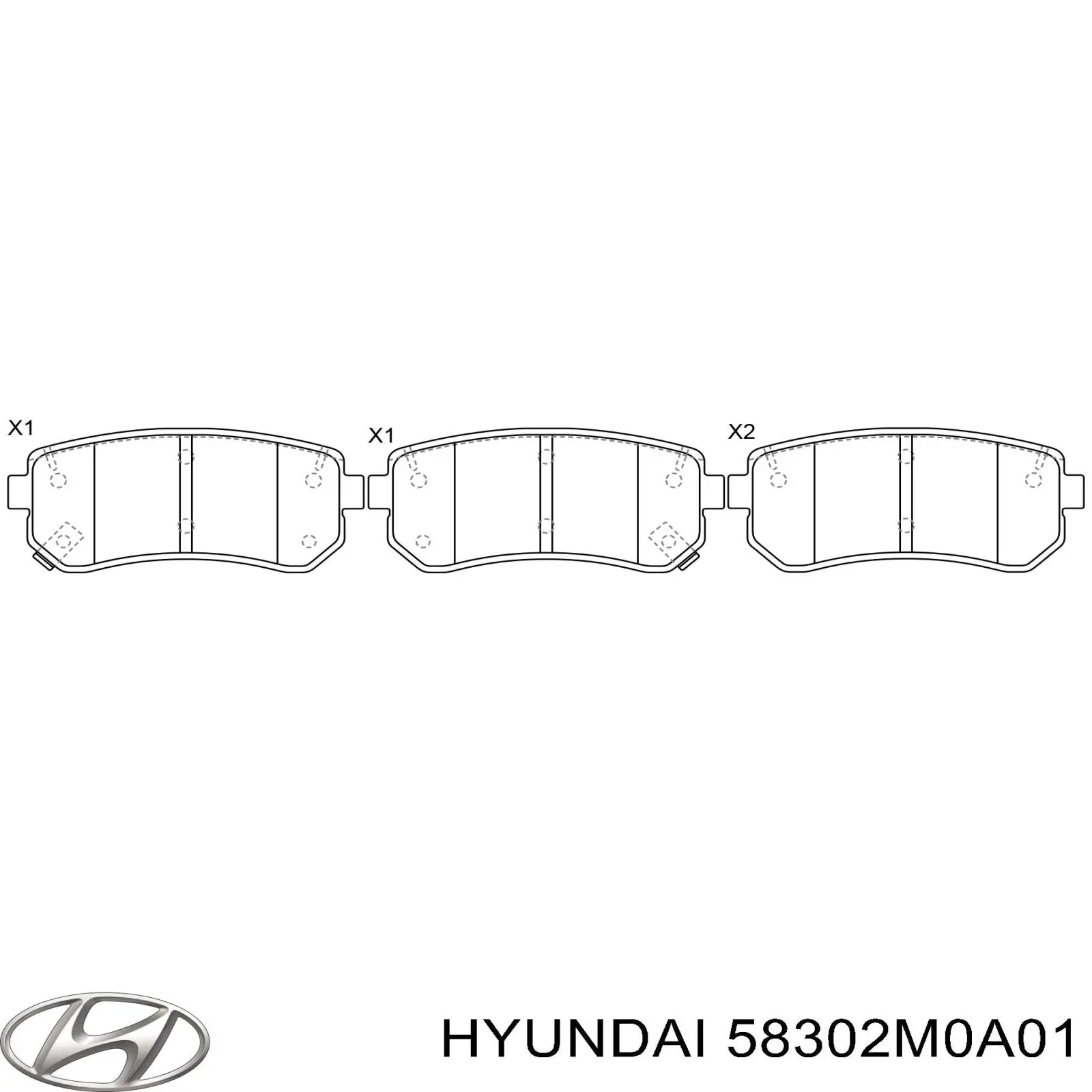 Pastillas traseras de freno Hyundai/Kia 58302M0A01 precio, desde 18,95 EUR