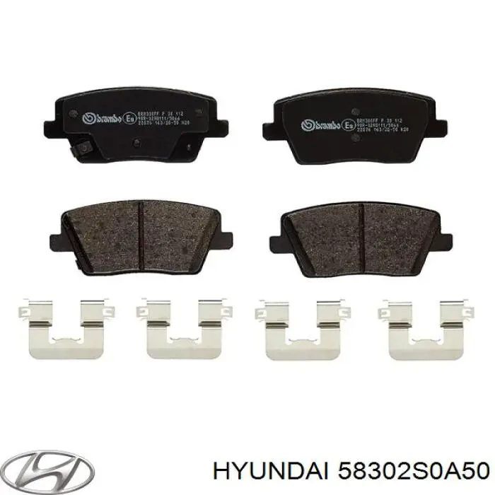 Comprar 58302S0A50 Hyundai/Kia Pastillas de freno traseras