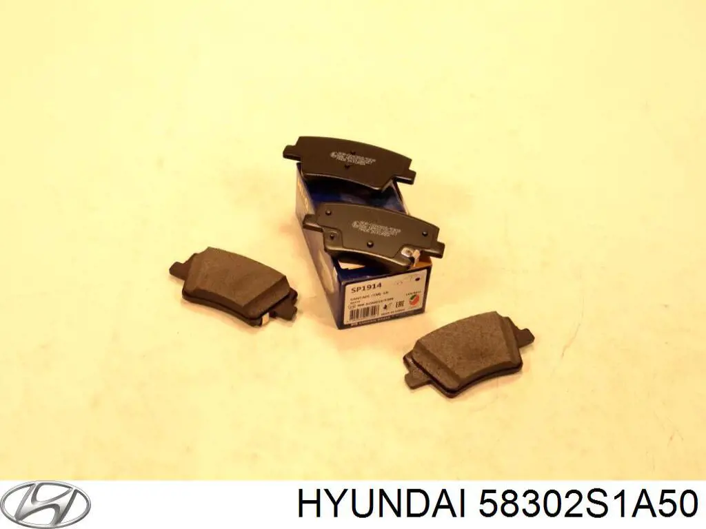 58302S1A50 Hyundai/Kia pastillas de freno traseras