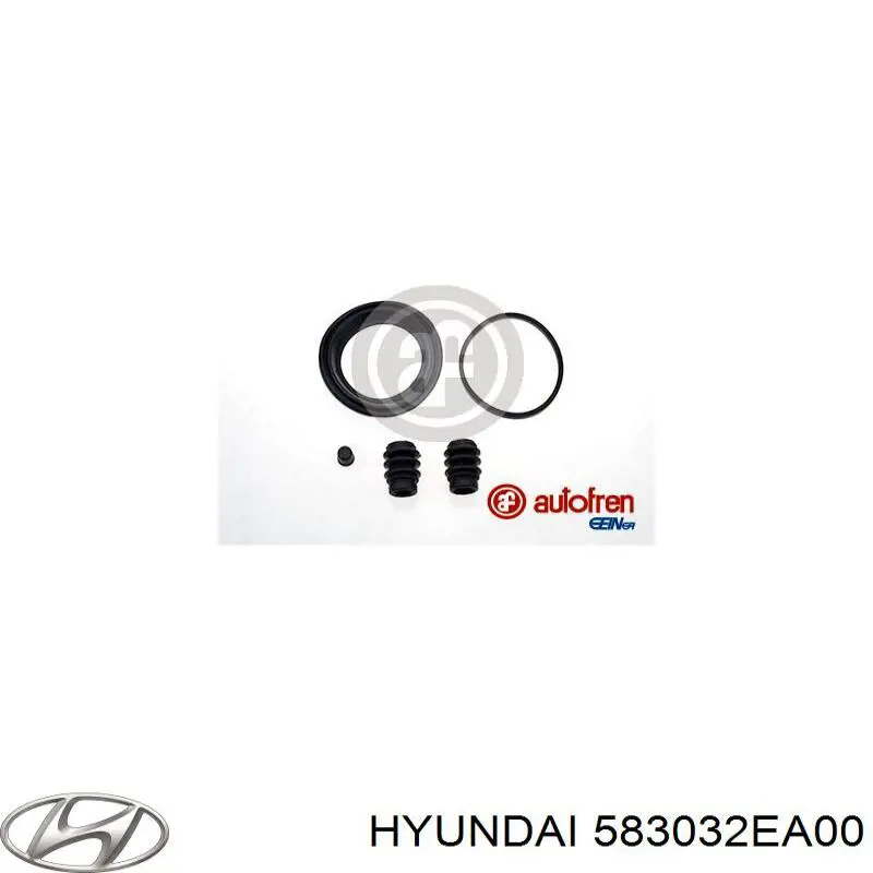 Juego de reparación, pinza de freno trasero para Hyundai Sonata (EU4)