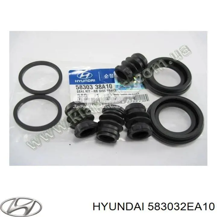Juego de reparación, pinza de freno trasero para Hyundai Sonata (NF)