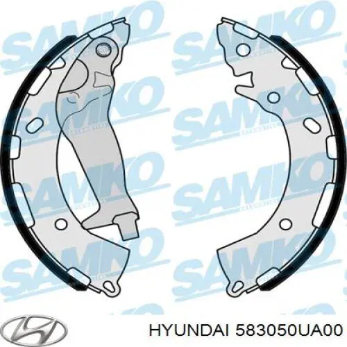 Zapatas de freno de tambor traseras Hyundai/Kia 583050UA00 precio, desde 31,04 EUR