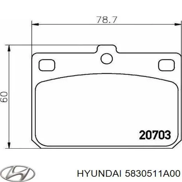 5830511A00 Hyundai/Kia