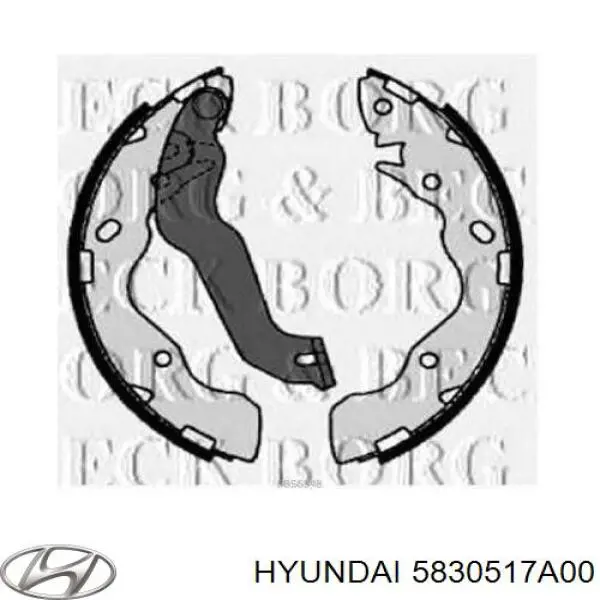 Zapatas de freno de tambor traseras Hyundai/Kia 5830517A00 precio, desde 35,22 EUR