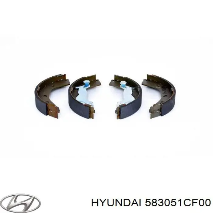 583051CF00 Hyundai/Kia zapatas de frenos de tambor traseras