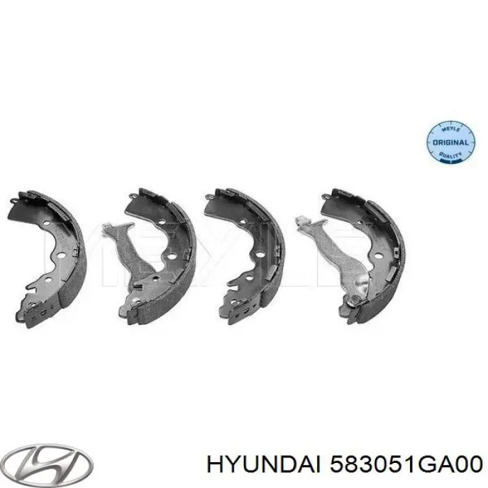 Zapatas de freno de tambor traseras Hyundai/Kia 583051GA00 precio, desde 27,80 EUR