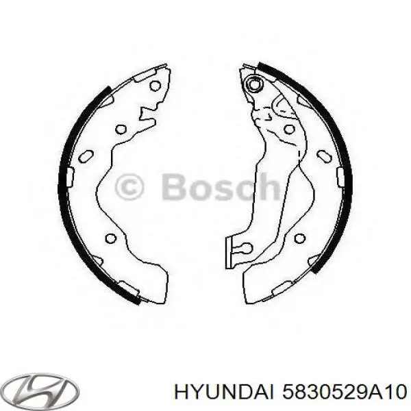 5830529A10 Hyundai/Kia zapatas de frenos de tambor traseras