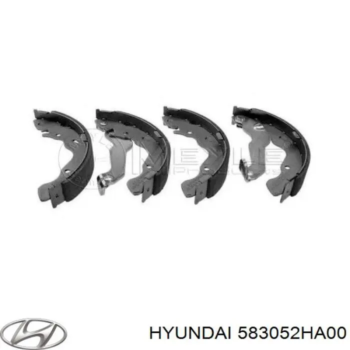 583052HA00 Hyundai/Kia Zapatas de freno de tambor traseras
