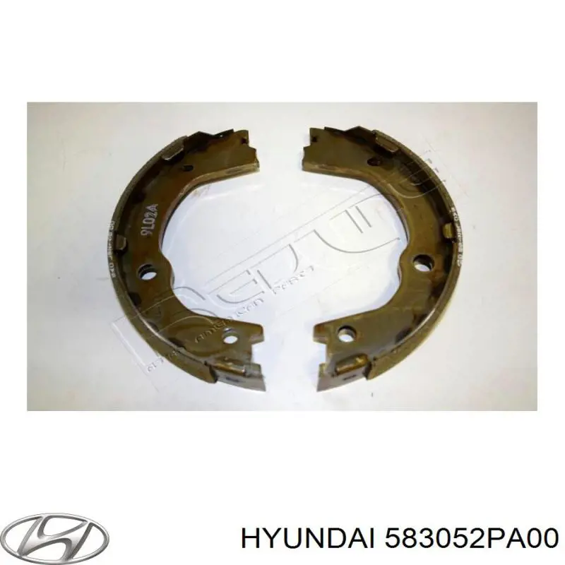 Zapatas de freno de mano 583052PA00 Hyundai/Kia