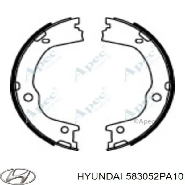 Zapatas de freno de mano Hyundai/Kia 583052PA10 precio, desde 32,06 EUR
