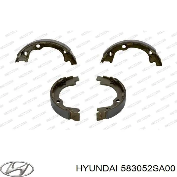 Juego de zapatas de frenos, freno de estacionamiento KIA Ceed ED