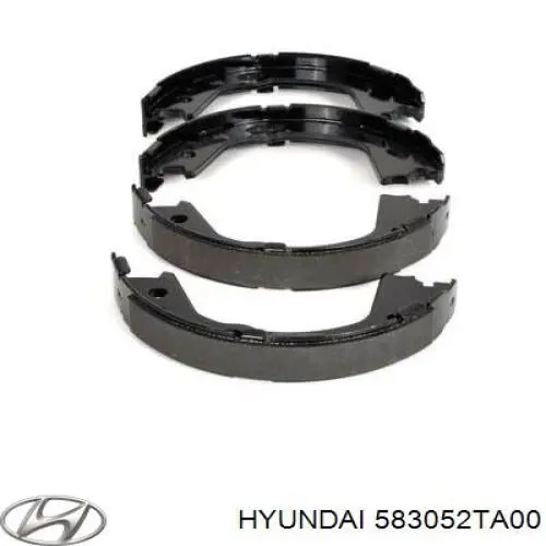 Juego de zapatas de frenos, freno de estacionamiento para Hyundai Azera (HG)
