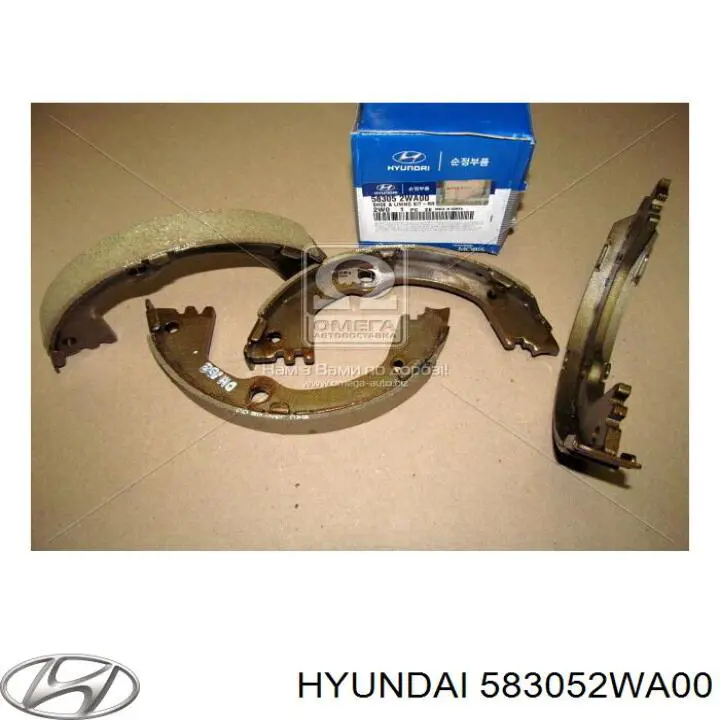 583052WA00 Hyundai/Kia juego de zapatas de frenos, freno de estacionamiento