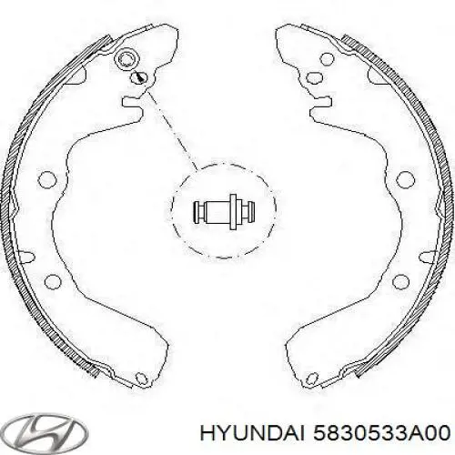 Zapatas de freno de tambor traseras Hyundai/Kia 5830533A00 precio, desde 28,14 EUR