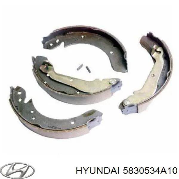 5830534A10 Hyundai/Kia zapatas de frenos de tambor traseras
