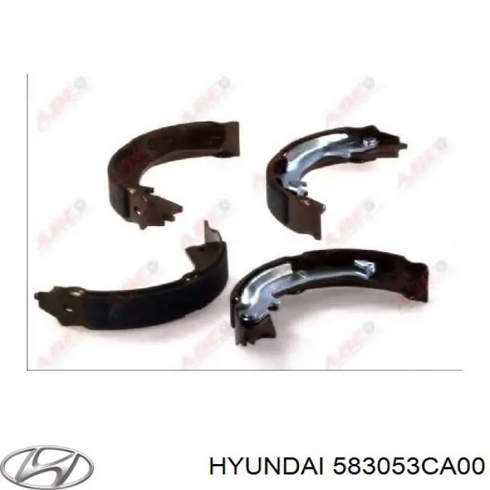 Zapatas de freno 583053CA00 Hyundai/Kia