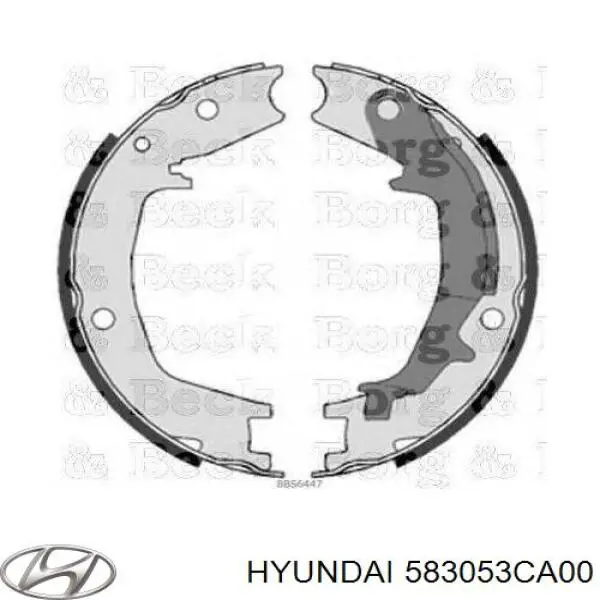 583053CA00 Hyundai/Kia zapatas de frenos de tambor traseras