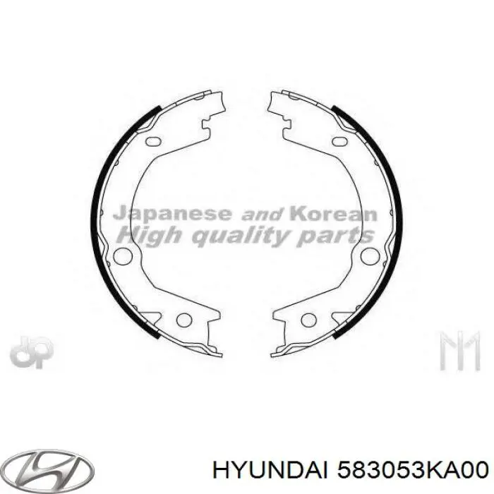 583053KA00 Hyundai/Kia zapatas de frenos de tambor traseras