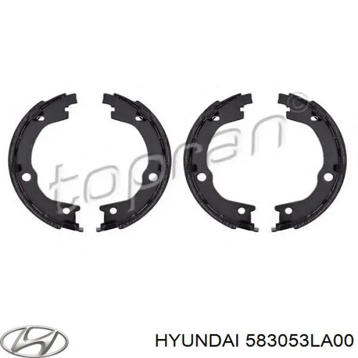 Pastillas de freno de mano Hyundai/Kia 583053QA01