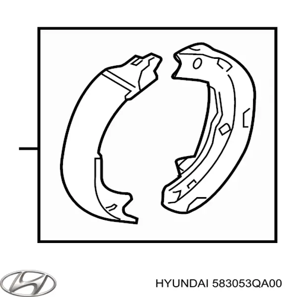 Comprar 583053QA00 Hyundai/Kia Juego de zapatas de frenos, freno de estacionamiento