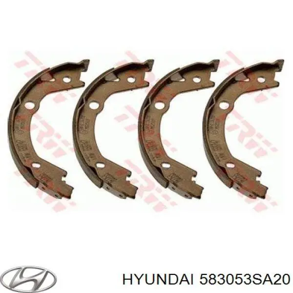 S15502 Brembo Zapatas de freno de estacionamiento