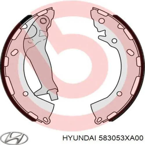 Zapatas de freno 583053XA00 Hyundai/Kia