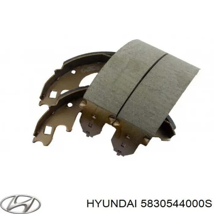 5830544000S Hyundai/Kia zapatas de frenos de tambor traseras