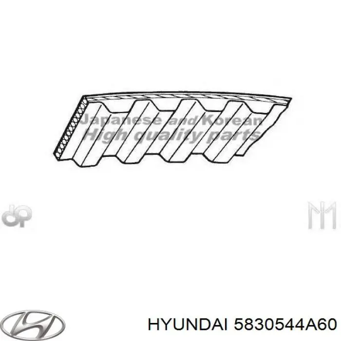 58305-44A60 Hyundai/Kia zapatas de frenos de tambor traseras