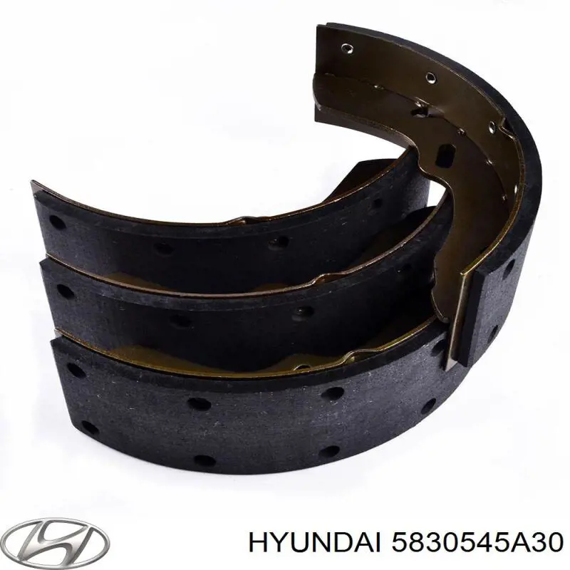 5830545A30 Hyundai/Kia Zapatas de freno de tambor traseras