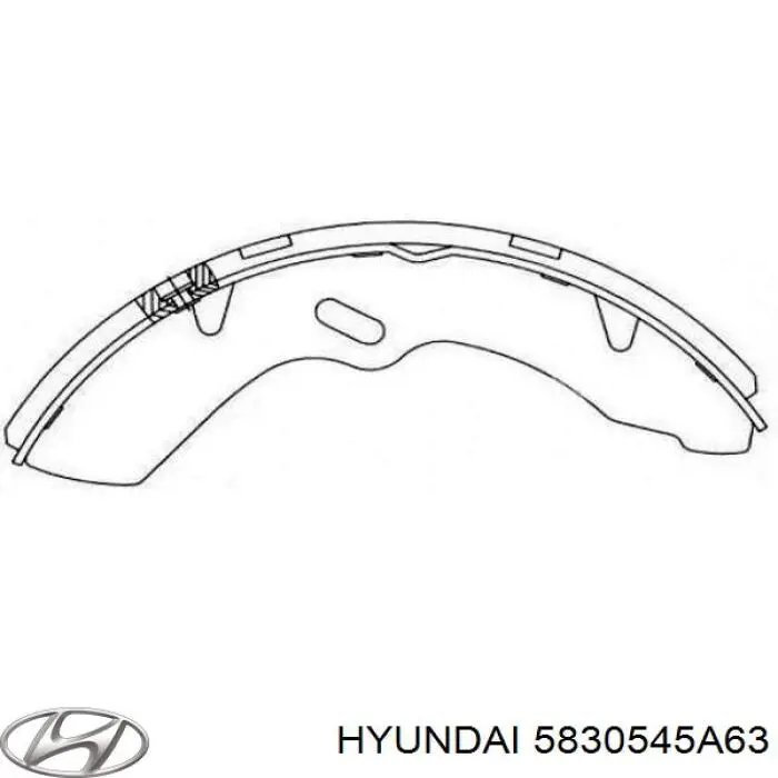 Zapatas de freno de tambor traseras Hyundai/Kia 5830545A63 precio, desde 28,56 EUR
