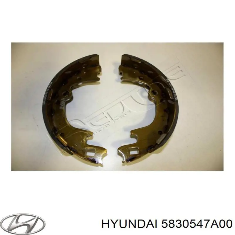 5830547A00 Hyundai/Kia zapatas de frenos de tambor traseras
