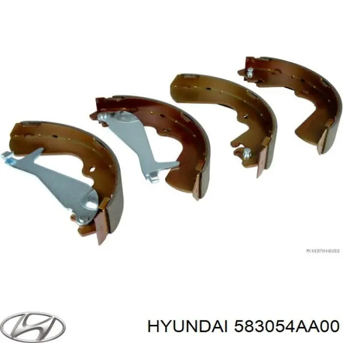 Zapatas de freno 583054AA00 Hyundai/Kia