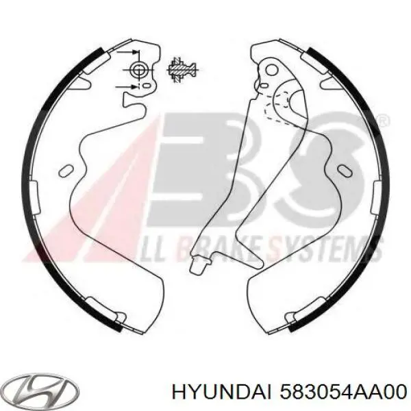 Comprar 583054AA00 Hyundai/Kia Zapatas de freno